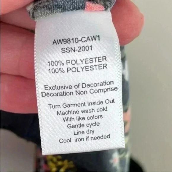 ATM Floral Multicolor Pencil Skirt - Picture 7 of 8